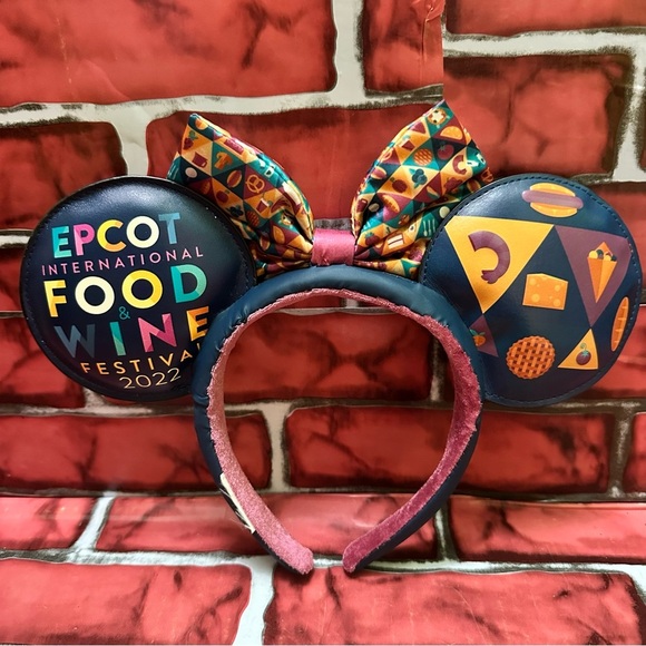 Disney Colorful Epcot Food & Wine Festival 2022 Mickey Ears main image 6